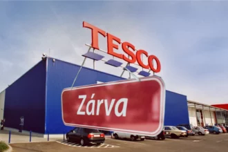 tesco zárva