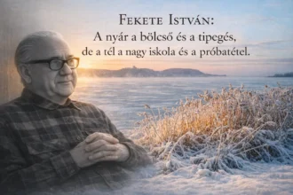 Fekete István tél balaton
