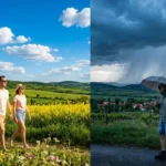 május időjárás eső meleg